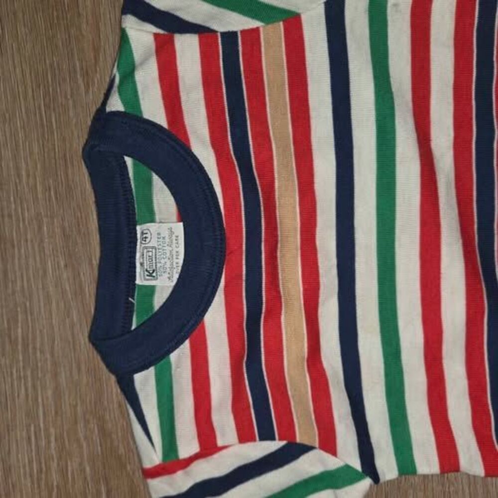 Vintage Kmart Striped T-Shirt Size 4T
